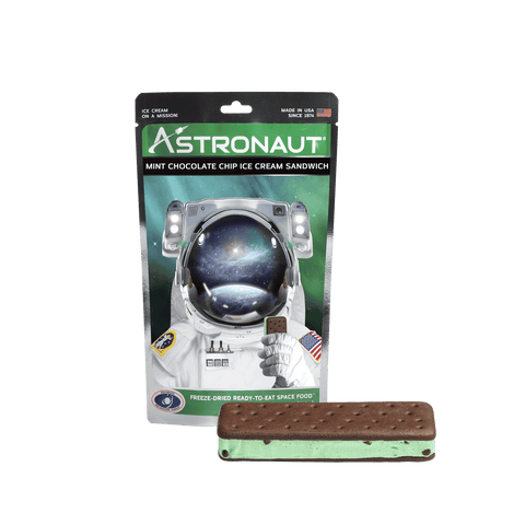 Astronaut Freeze dried Mint Chocolate Chip Ice Cream Sandwich