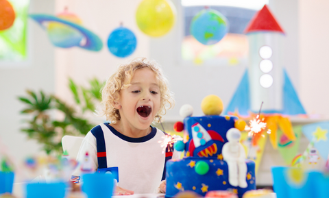 How To Throw a Kids Space Themed Birthday Party