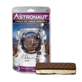 Astronaut Ice Cream Freeze Dried Vanilla Ice Cream Sandwich with ice cream sandwich pictured